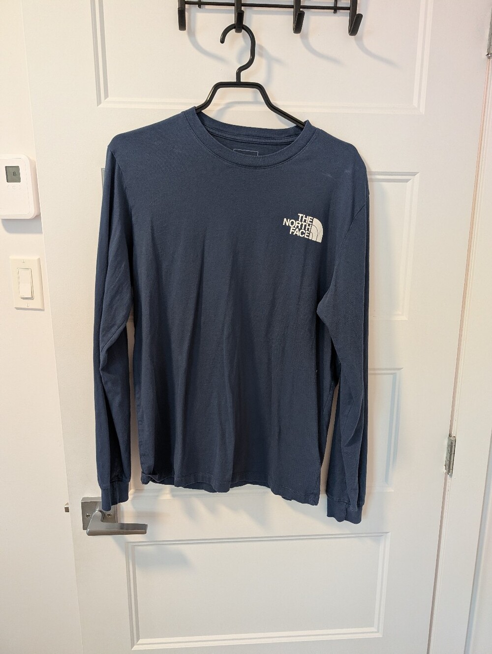 The North Face/Long Sleeve Crew - Navy Blue Sz M
